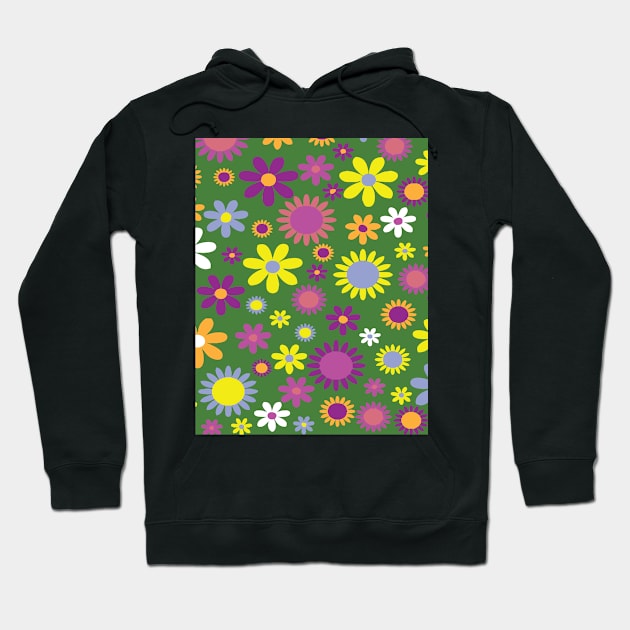 Flowers Abstract Art Hoodie by BruceALMIGHTY Baker